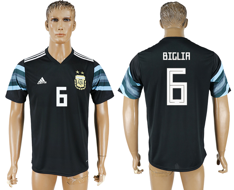 2018 FIFA WORLD CUP ARGENTINA #6 BIGLIA maillot de foot